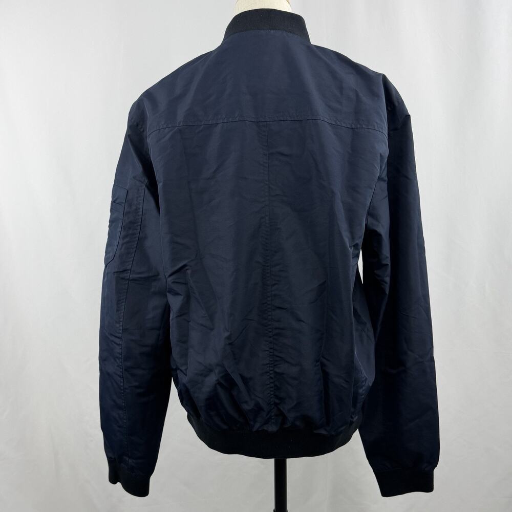 Lucky Brand Men’s Lightweight Bomber Jacket Navy Mesh Lined Size Medium - Picture 4 of 9